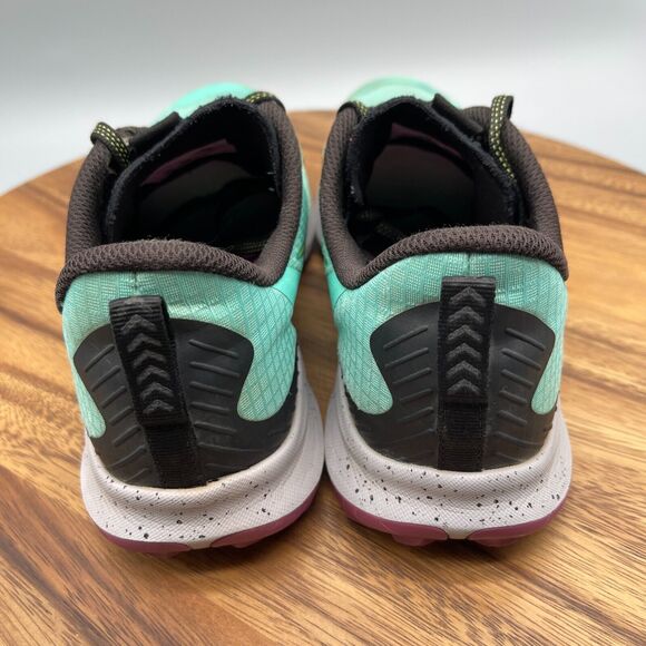 Saucony Trail Peregrine-12 Running Shoes Womens 10 Cool Mint Green Sneakers - Picture 4 of 8